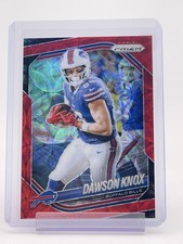 DAWSON KNOX 2025 PANINI PRIZM RED CHOICE /20 #65 BILLS Q6233