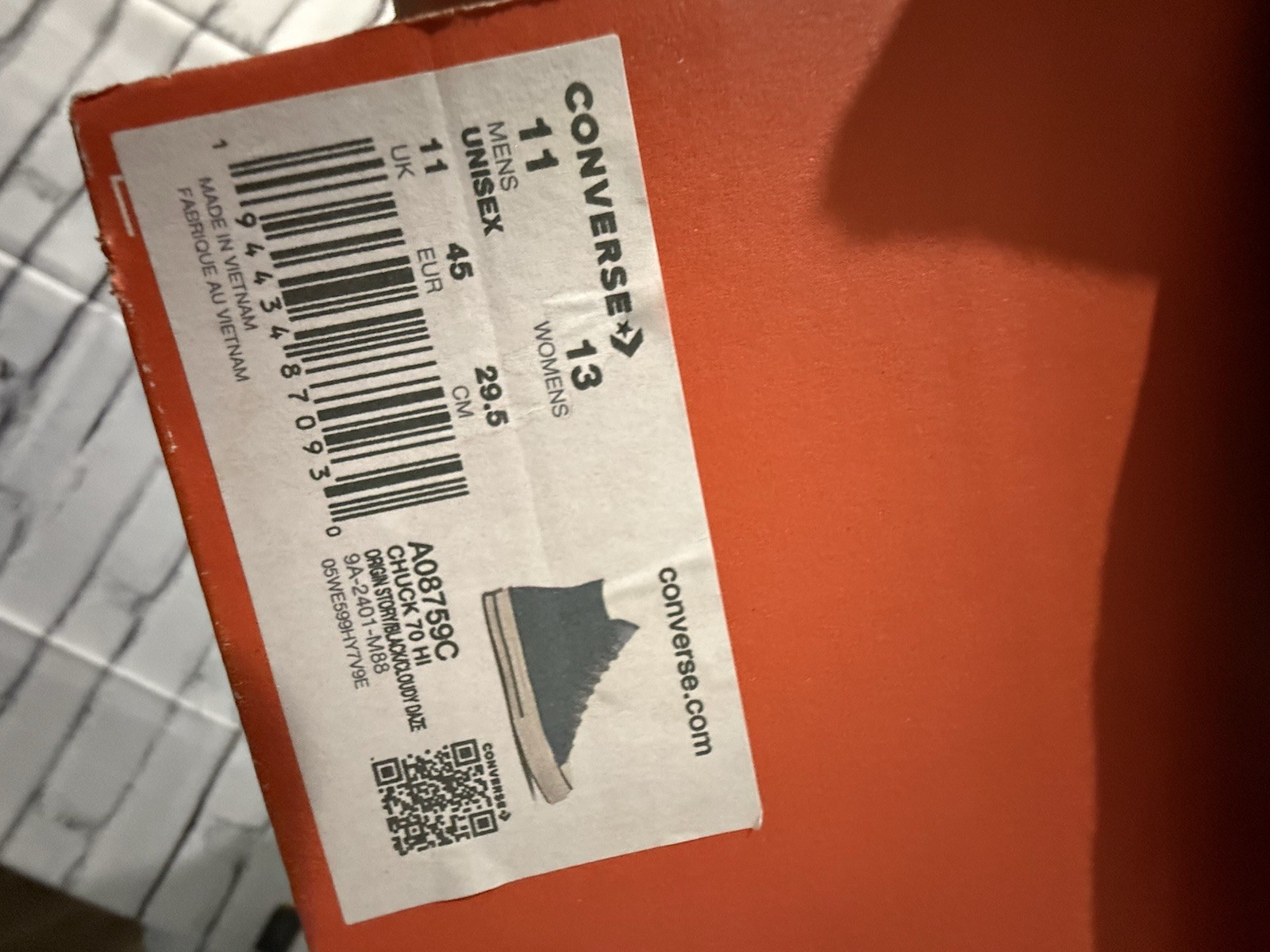 Converse High-Top Sneakers in Gray Size 11 Men New thumbnail 14