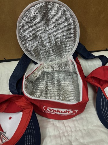 LOS ANGELES ANGELS BASEBALL CAPS HATS AND BACKPACK COOLER COOLERS BUDWEISER - Picture 4 of 4
