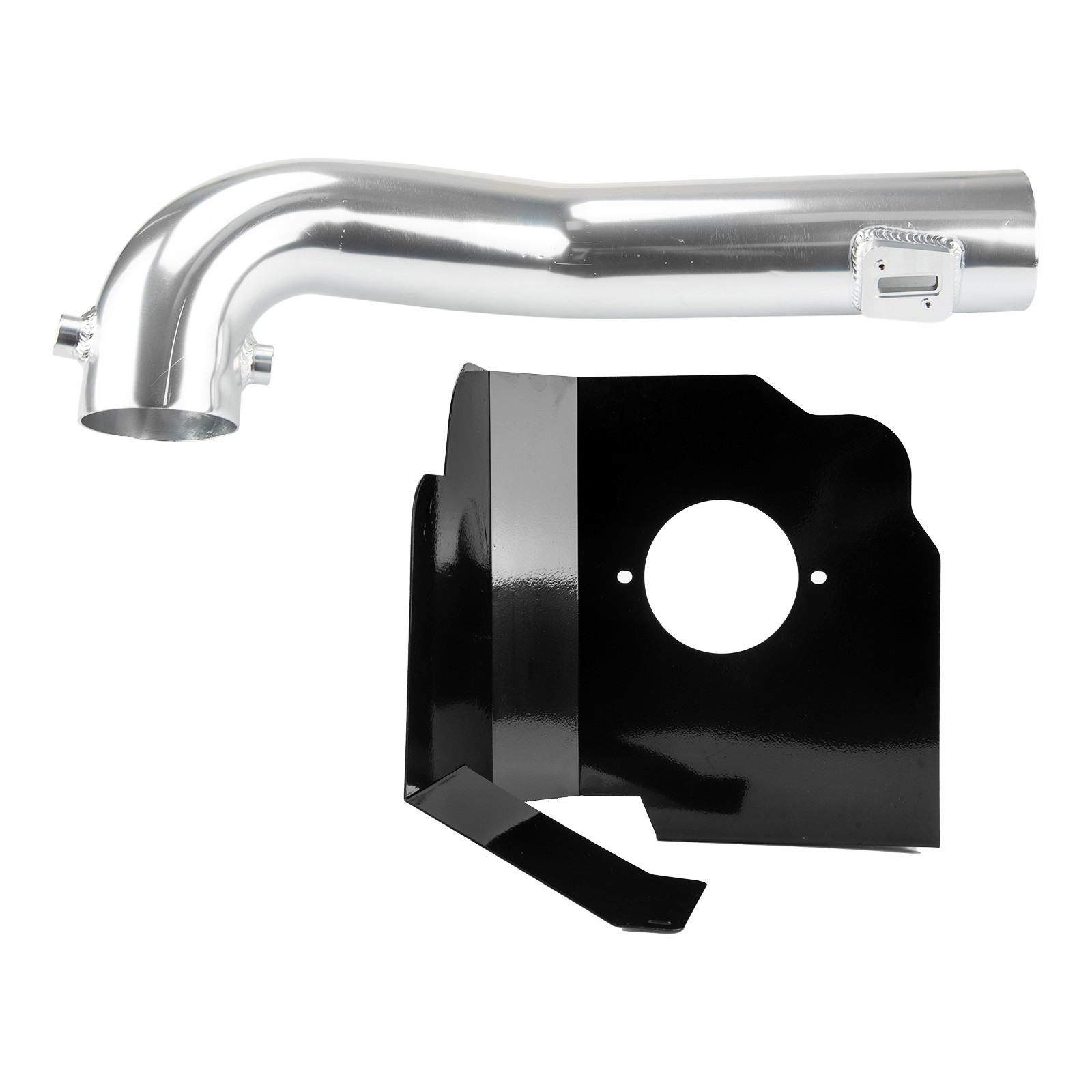 Cold Air Intake Kit + Red Filter 3.5" w/Heat For 14-18 GMC Sierra 1500 5.3L/6.2L