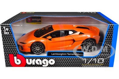 LAMBORGHINI TEMERARIO ORANGE METALLIC 1/18 DIECAST MODEL CAR BY