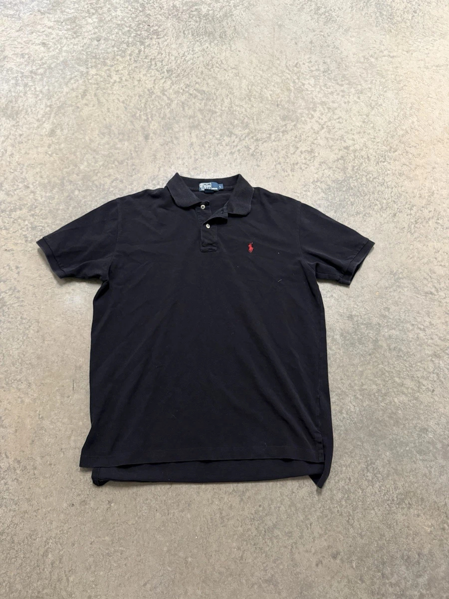 Polo Ralph Lauren Size L Black Polos for Men for sale | eBay