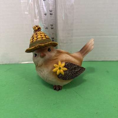 Hobby Lobby The Spring Shop 2021 Resin Bird with Yellow Hat Sunflower