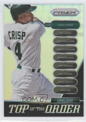 2014 Panini Prizm Top of the Order Silver Prizm Coco Crisp #13 0c2