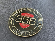 Porsche 356 Registry Car Club Of America Grill Badge Emblem Hood Ornament Porsche 356 Registry Car Club Of America Grill Badge Emblem Hood Ornament