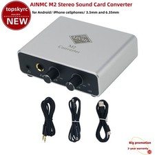 AINMC M2 Sound Card Converter for Live Streaming for iPhone Android phone