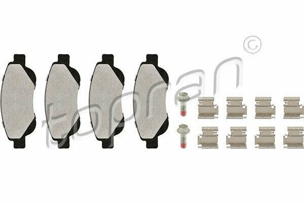 Plaquettes de frein avant pour entretien urbain Peugeot 108 et Citroën C1 - 1613819980