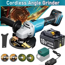 Brushless Angle Grinder For Makita 18V LXT BL1830 BL1860 Angle Grinder 8000RPM