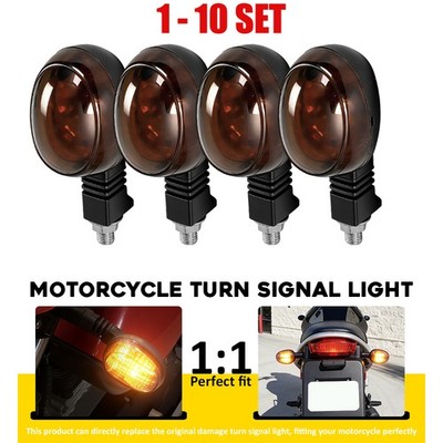 4-40PCS Fit Buell Blast 2000-2010 Smoked Turn Signals Front Rear Y0527.K Y0526.K