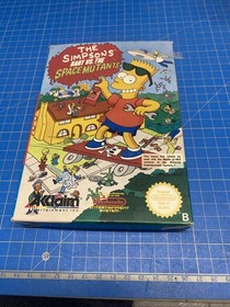 Simpsons Nintendo Nes Ovp  Cib Bart Vs. Space Mutants Top Zustand