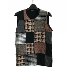 Comme des Gar ons Tricot Patchwork Knit Vest