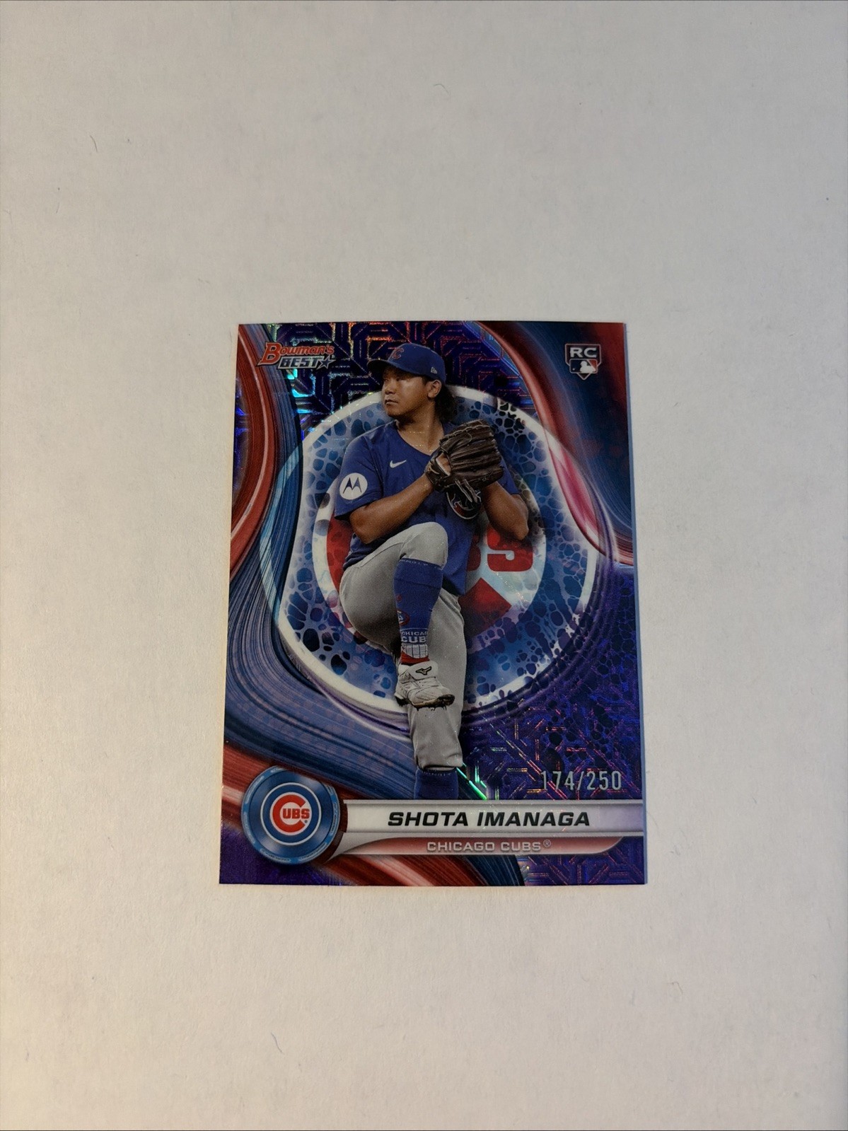 2024 Bowman's Best - Shota Imanaga #16 Purple Mojo Refractor /250 (RC)