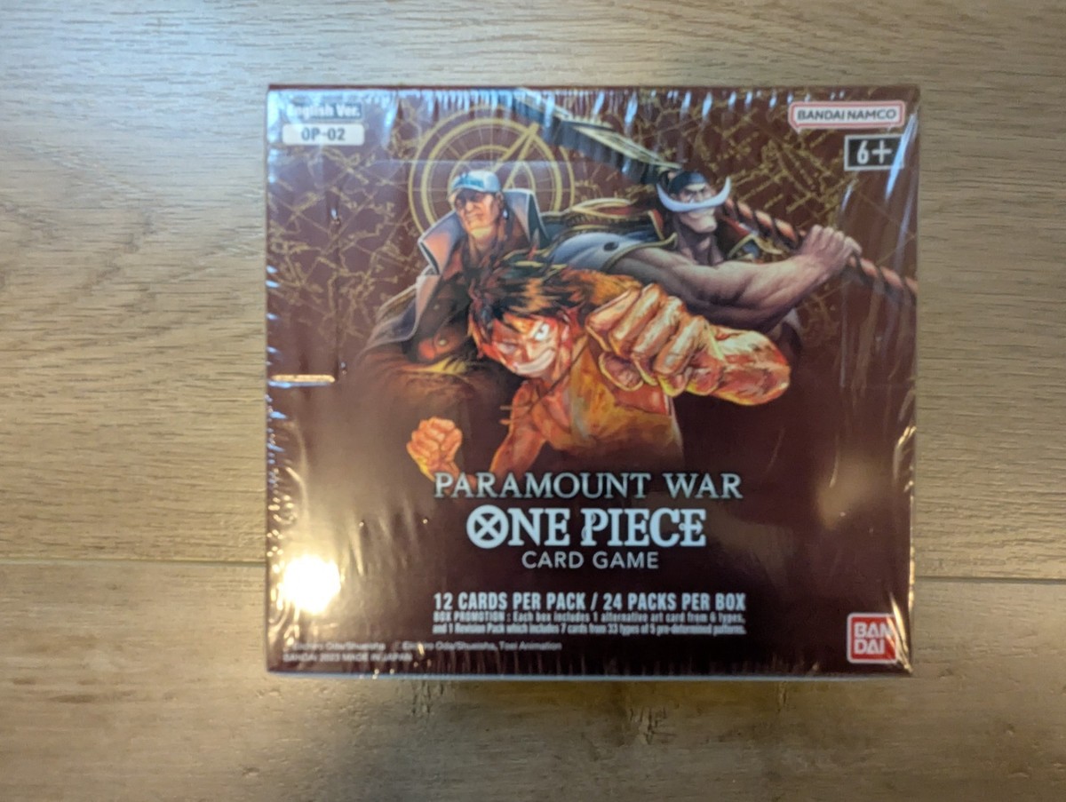 Bandai One Piece CCG Paramount War Booster Box - 24 Packs for sale