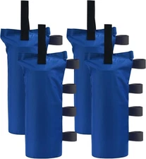 Heavy Duty Canopy Weight Bags(120LBS) for Pop up Tent, Leg 120lbs, Blue 