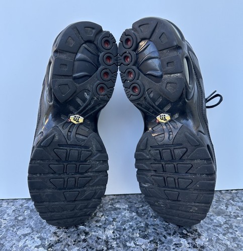 Size 9 Nike Air Max Plus TN Triple Black Running Walking Sneaker AJ2029-001 - Picture 10 of 14