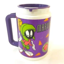 Vintage Marvin Looney Tunes Coca Cola Walmart 1994 Collector Series Cup Whirley
