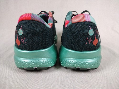 Brooks W Ghost 16 Run Feliz Navidad Cuadros/Posy/Pine Road Run Walk Para Hombres Talla 12 - Imagen 4 de 12