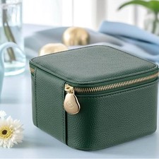 Small Travel Jewelry Box Organizer  Includes 3x Zipped Pouches  Brand New