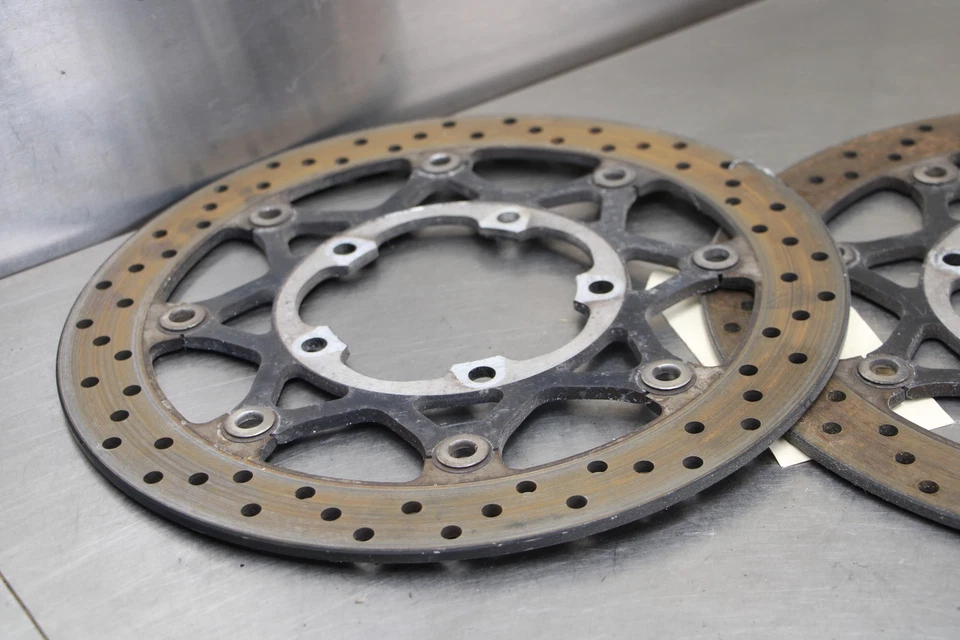 06-07 DISCOS ROTORES FRENO DELANTERO IZQUIERDO DERECHO SUZUKI GSXR600 GSXR 600 59210-41G20 Foto 3 de 4