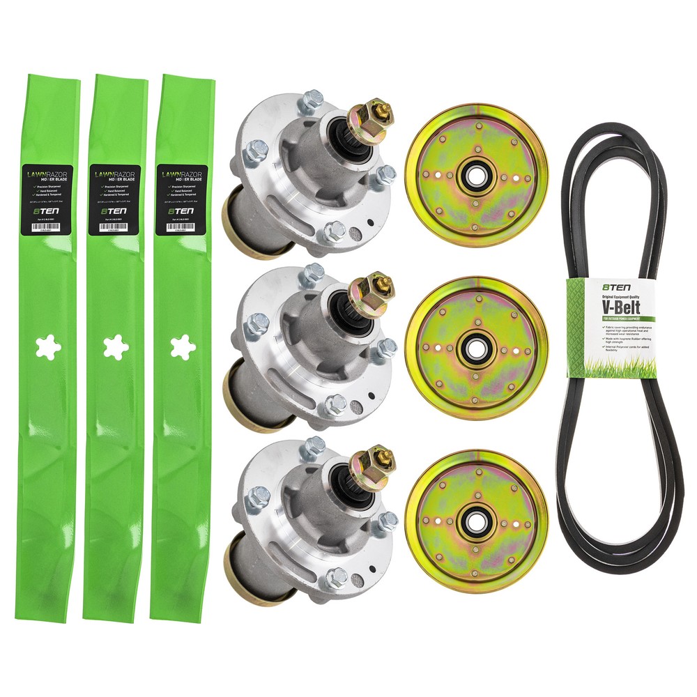 Poulan PB185H42LT Mower Deck Rebuild Kit with Blades & Belts  