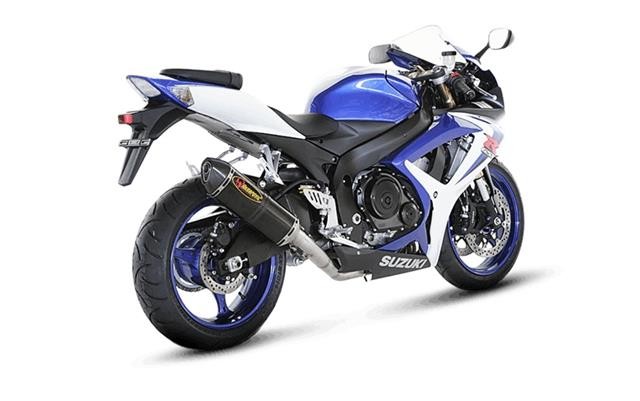 Suzuki GSXR 600 750 K6 K7 Akrapovic Carbon Road Legal Slip On
