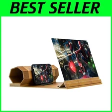 Wooden 16" Screen Magnifier for Smartphones - Foldable Mobile Projector Solution