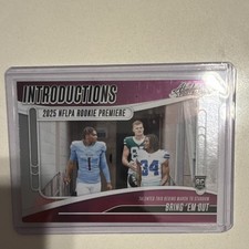 2025 Panini Absolute - Introductions Rookie Cam Ward Blue Taylor #I-CWD Titans …