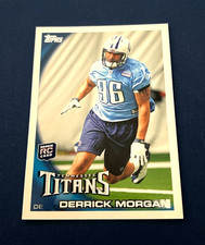 2010 Topps Football Derrick Morgan Rookie Card #362 Set Break NM. rookie card picture