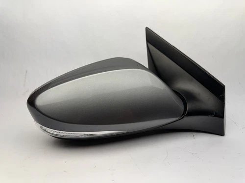 2012-2017 Hyundai Accent Passenger Right Mirror power w turn triathlon gray grey