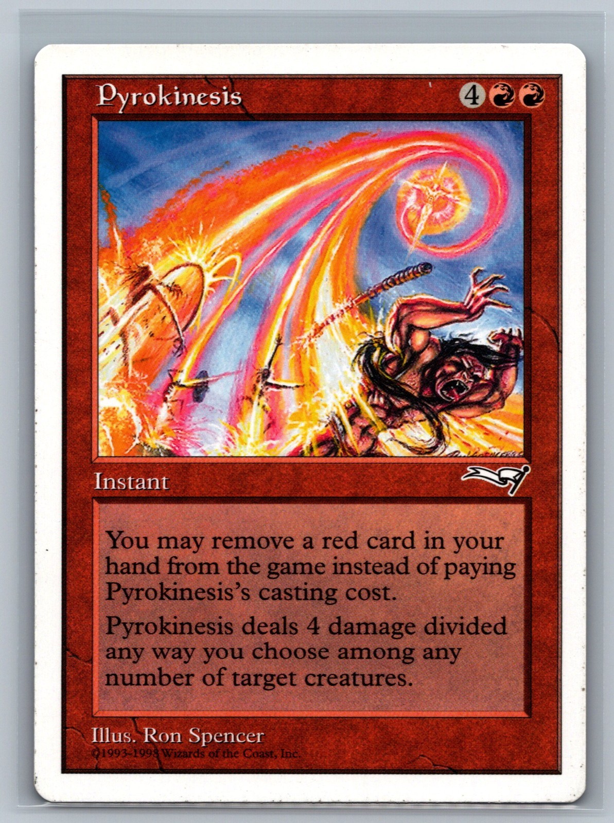 Magic The Gathering Anthologies Pyrokinesis MTG TCG CCG