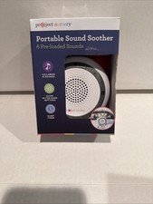 Project Nursery Portable Sound Soother for Baby, White Noise Sound Machine an...