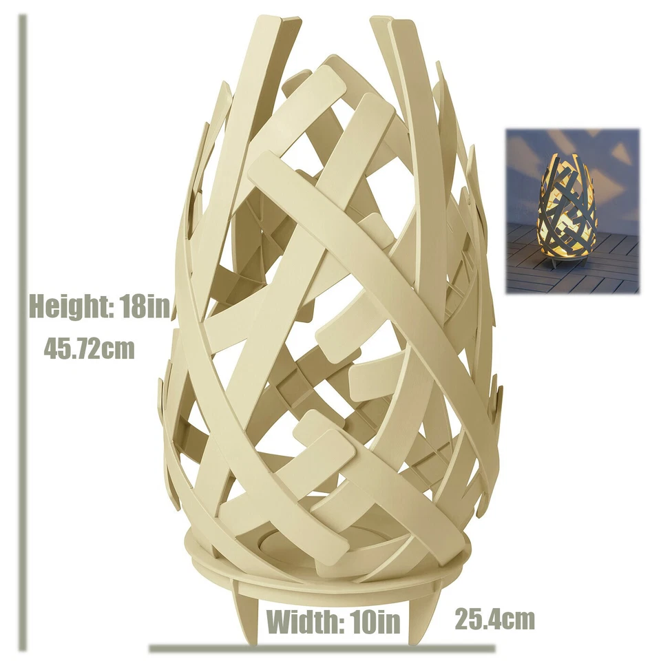 Lámpara de pie LED SOLVINDEN batería recargable funciona con temporizador. Indr/Outdr 18"x10" Foto 2 de 3