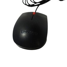 Lot of 10 Lenovo MOJUUO Black Wired USB Mouse - New