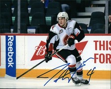 Moose Jaw Warriors Jett Woo Signed Autographed 8x10 Photo COA