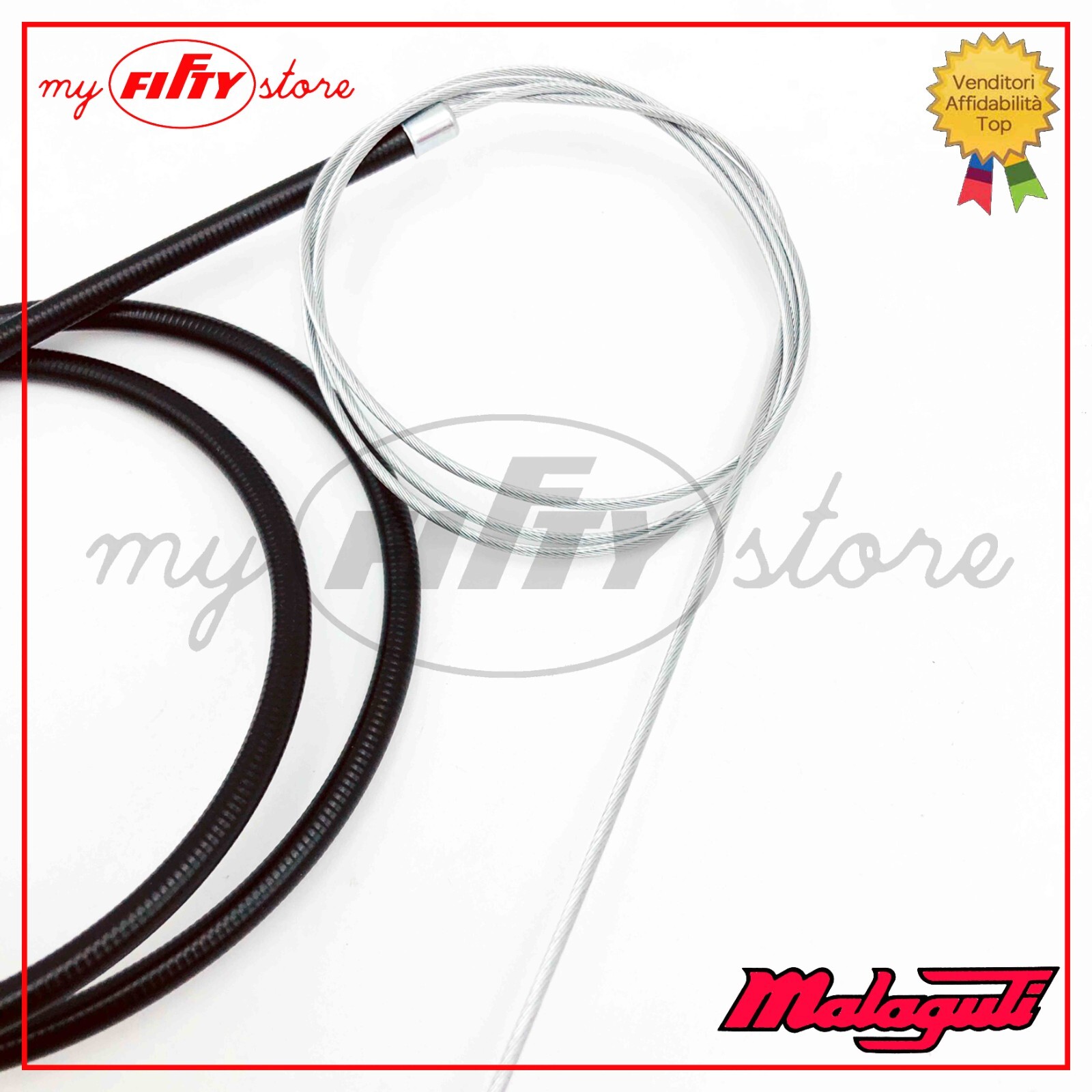 Linea cavo freno a tamburo anteriore 195 cm/76,8 pollici per