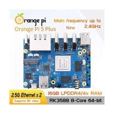 (US STOCK) Orange Pi 5 Plus 16G with 256GB eMMC Module RK3588 (+ Adapter) SBC