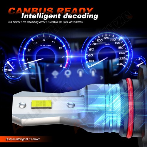 For 2016 2017 2018 Dodge RAM 1500 2500 3500 4x Led Headlight High Low beam Bulbs - 第 5/19 張圖片