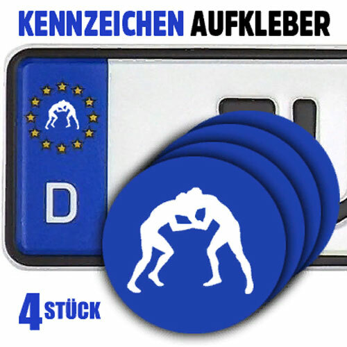 Ringen Wrestling Olympisches Kennzeichen-Vinyl-Aufkleber 4Stck für EU-Kreis - Bild 1 von 1