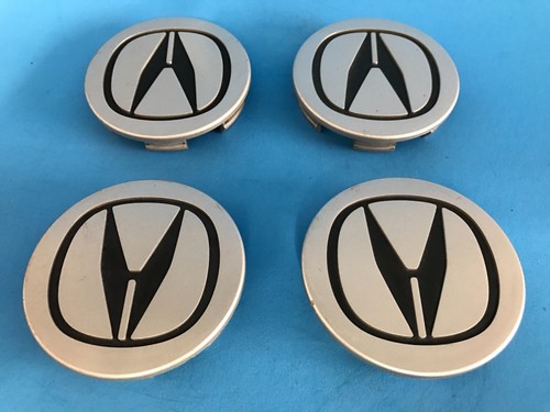 ACURA GENUINE FACTORY OEM LIGHT GREY CENTER CAPS SET OF 4 OEM 44732-S61-A00