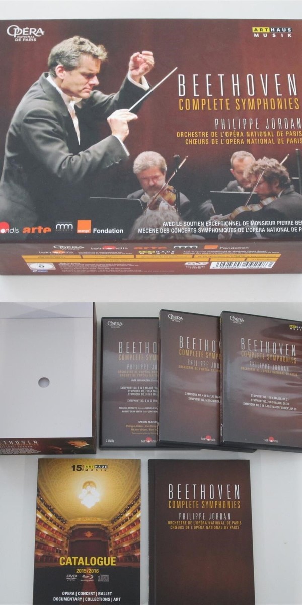 BEETHOVEN The Complete Symphonies 2014/15 Live Philippe Jordan 4 x 