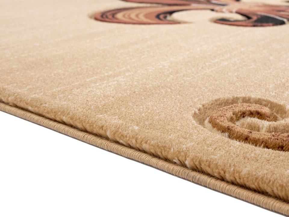 United Weavers Beige Flur De Lis Solid Scrolls Modern Area Rug Floral 2050 11726 - Image 4 of 4