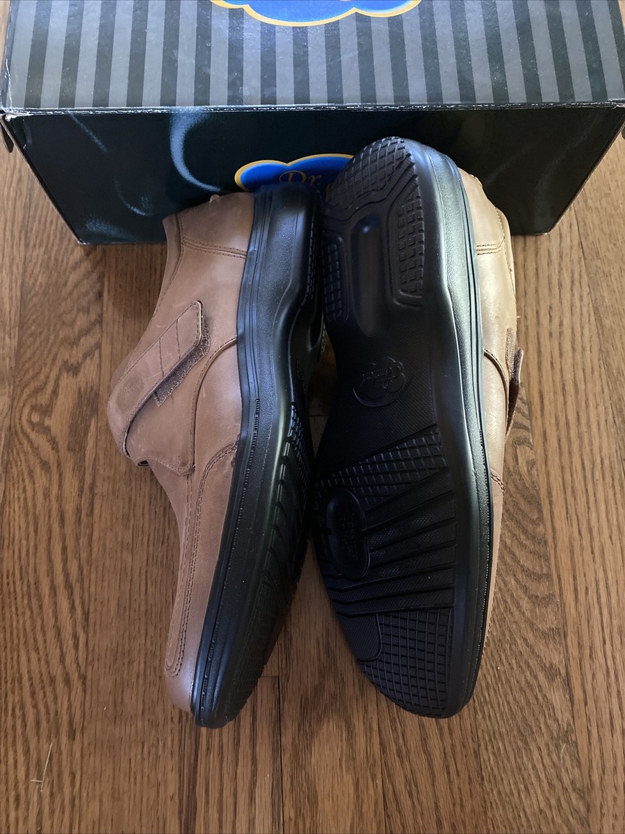 NEW Dr. Comfort Mens Shoes Bark Frank Brown Size 9.5 XW | eBay