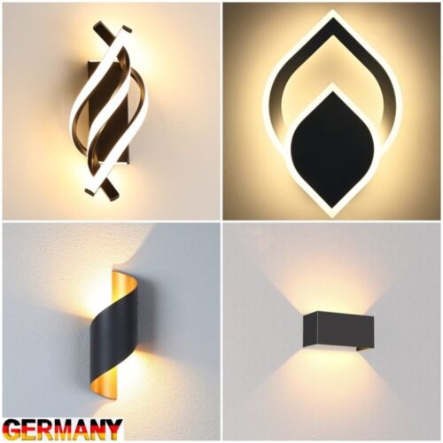 Modern LED Wandleuchte Wandlampe Innen Wandlicht Flur Strahler Treppenleuchten - Bild 1 von 38