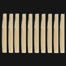 10PACKS Guitar Unbleached BONE Saddle nut bridge 72X3X9mm acoustic Luthier US