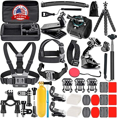 Accessories Kit Compatible for Gopro Hero 11,10,9,8 Action Camera