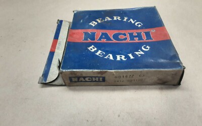 NACHI 6016ZZ SR12 SHIELDED BALL BEARING 80X125X22M #10F91