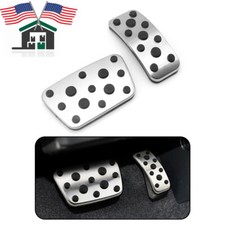 2ps Accelerator Gas Brake Pedal Cover Stainless Steel Pad For Toyota Rav4 2ps Accelerator Gas Brake Pedal Cover Stainless Steel Pad For Toyota Rav4