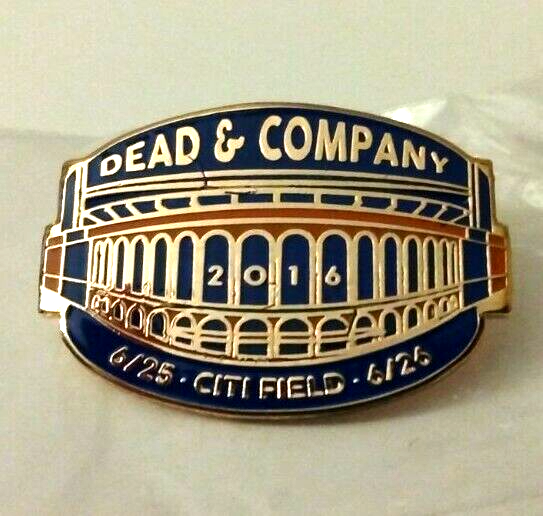 2016 CITIFIELD DEAD & COMPANY TOUR PIN GREATFUL 6/25/2016 & 6/26/2016