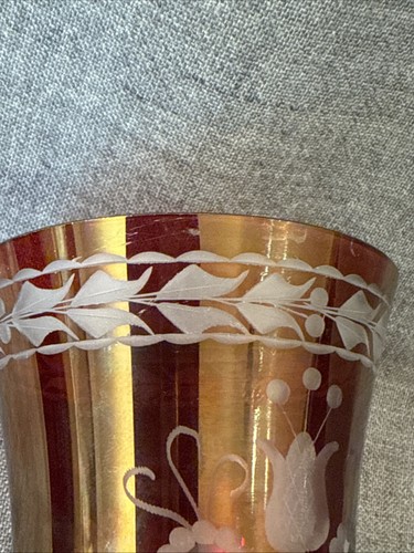 Zalto Studioglas Ruby Vase Cut To Clear - Picture 7 of 7