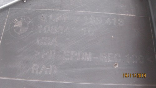 BMW X5 E70 06-13 RADLAUFVERKLEIDUNG HINTEN ABSCHNITT N/S LINKS 7169413 - Bild 9 von 12